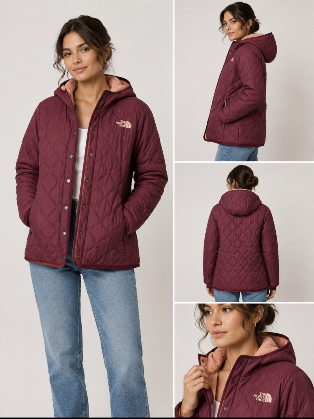 The north face puffer jacket size medium